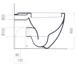 Agape 750 WC-istuin