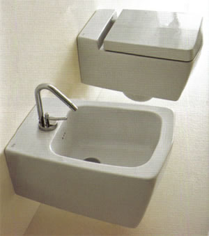 WC-istuimet, 	
Pesualtaat border=