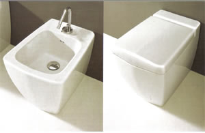 WC-istuimet, 	
Pesualtaat border=