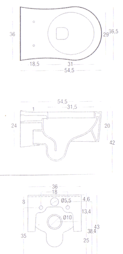NIC Design Pixel WC-istuimet