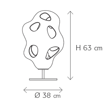 Kundalini Bokka ruokap�yt� lamps