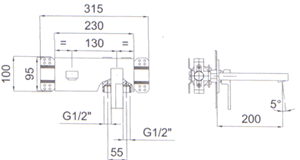 Fantini Plano 3310 Hanat